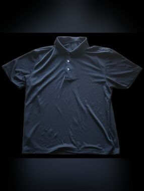 #MC20 Men's Black Polo Shirt - Classic Short Sleeve